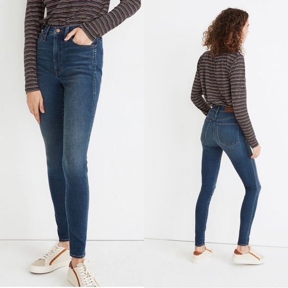 MADEWELL 10" High-Rise Roadtripper Supersoft Jeans in Playford Wash Sz 27 - Picture 1 of 6